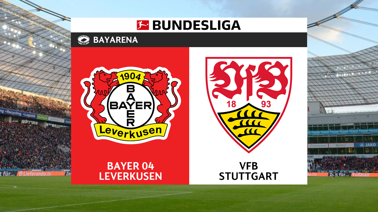 Bayer Leverkusen vs Stuttgart poster