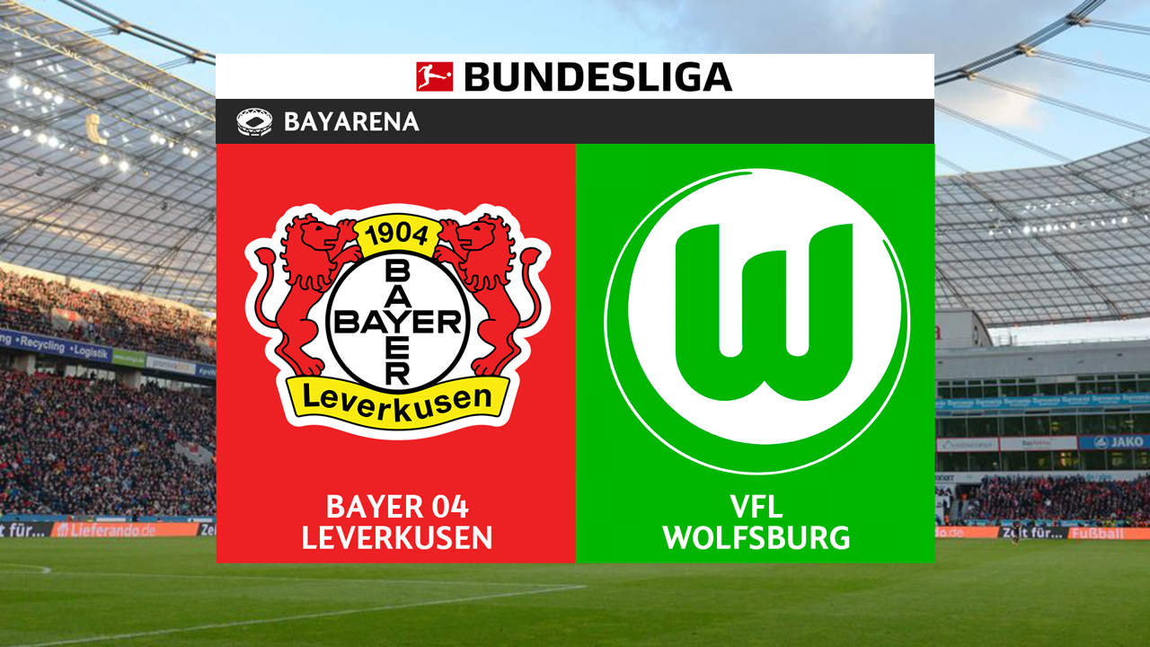 Bayer Leverkusen vs Wolfsburg poster