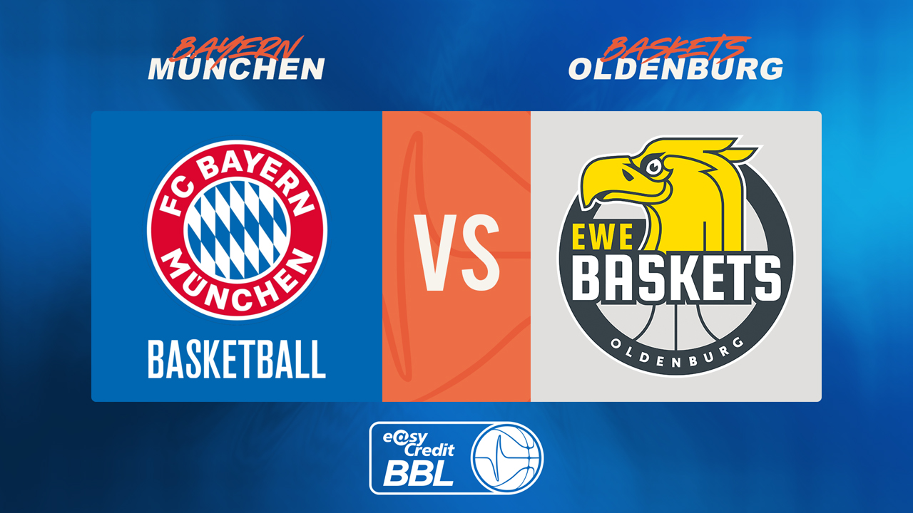 Bayern München Basketball vs Baskets Oldenburg poster