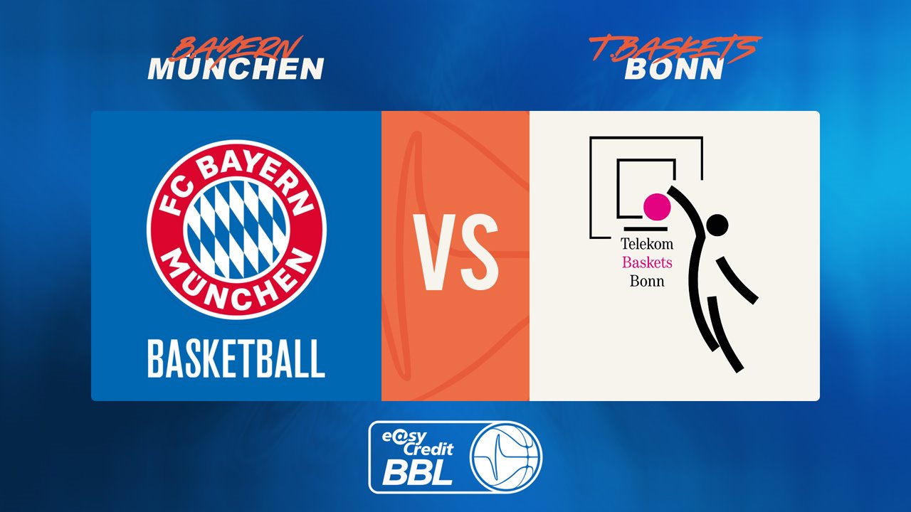 Bayern München Basketball vs Bonn poster