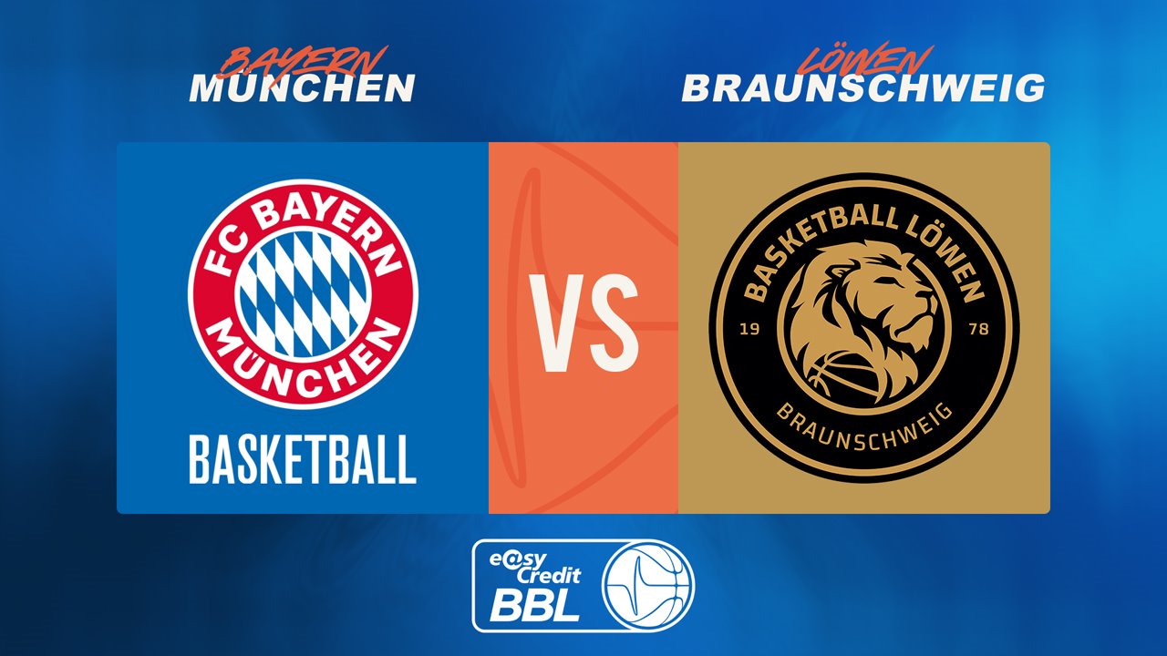 Bayern München Basketball vs Braunschweig poster