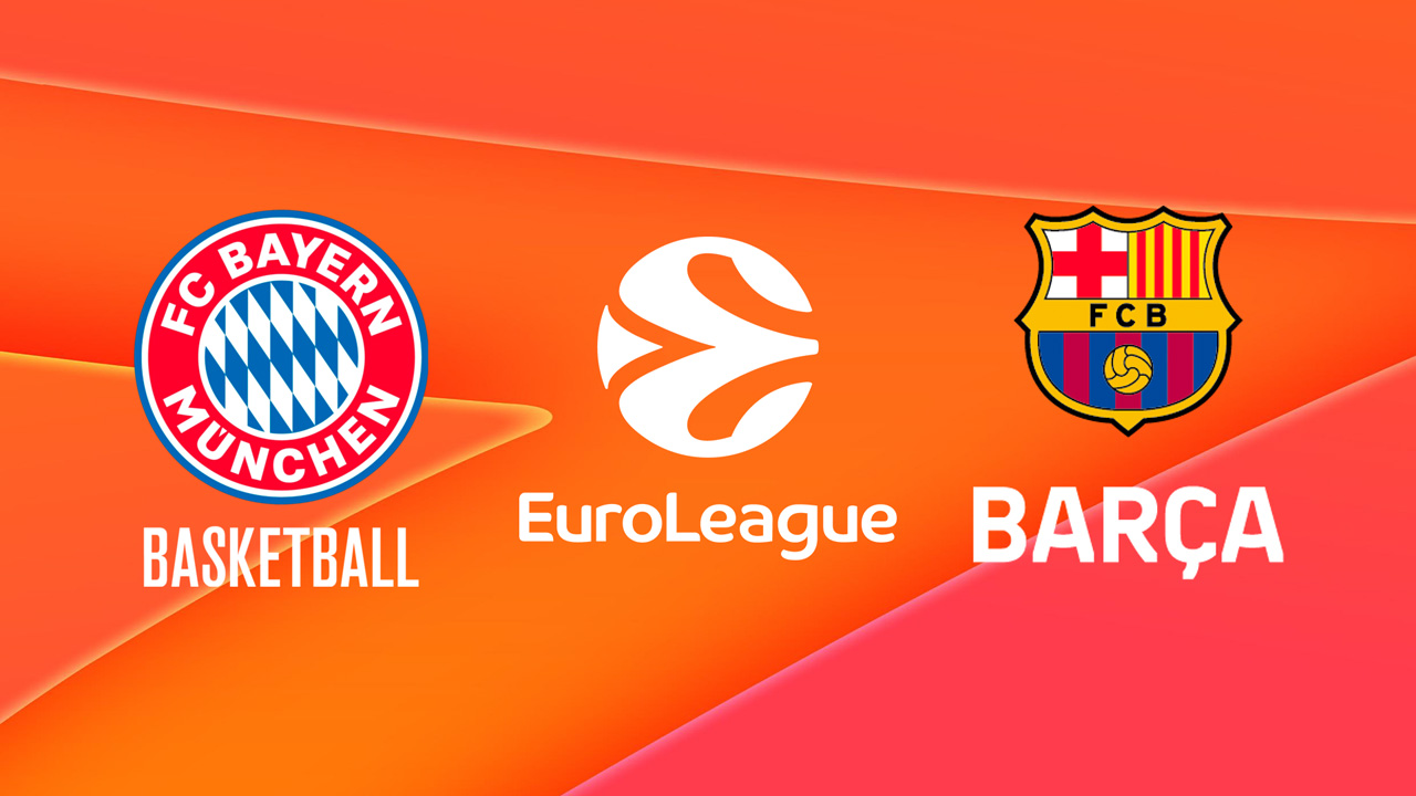 Bayern München Basketball vs FC Barcelona Basquet poster