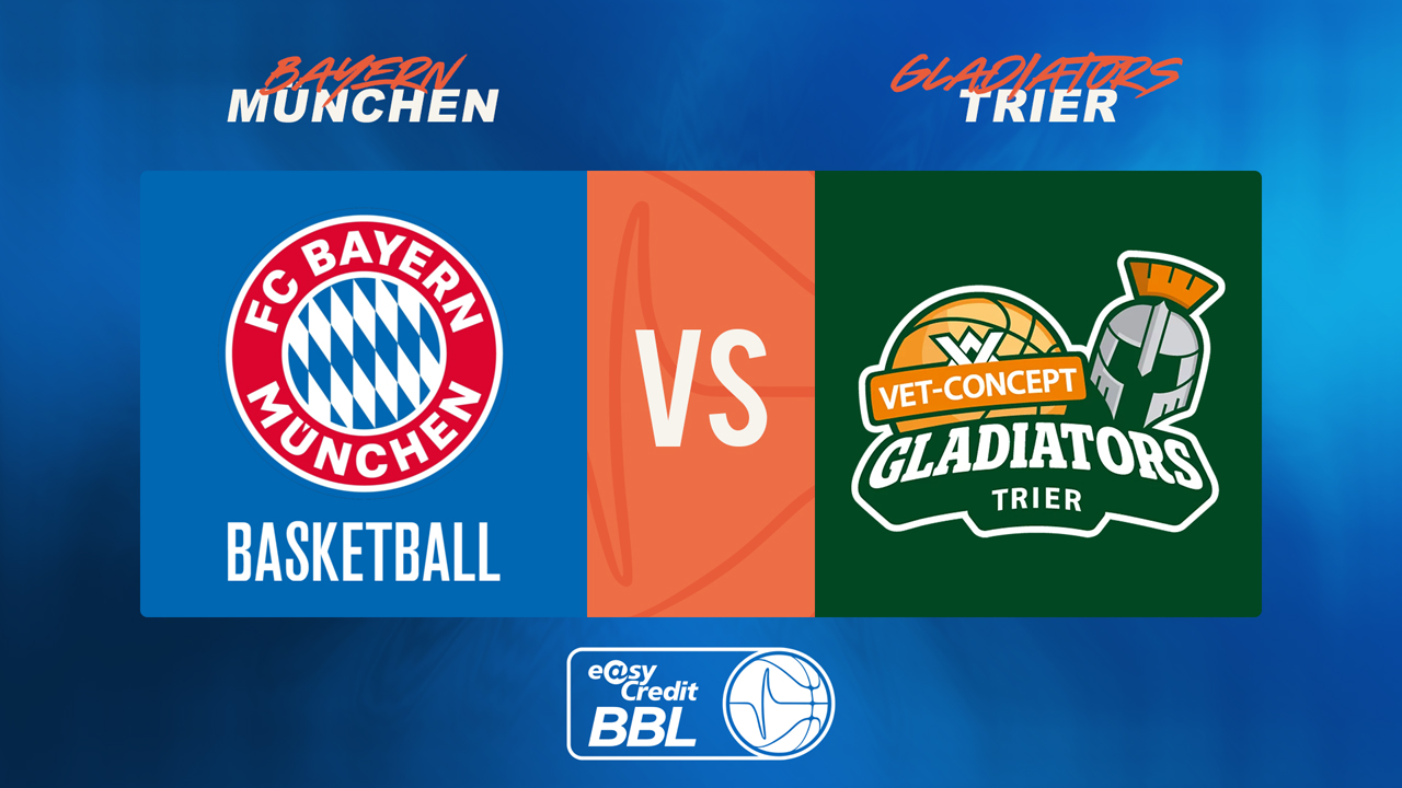 Bayern München Basketball vs Gladiators Trier poster