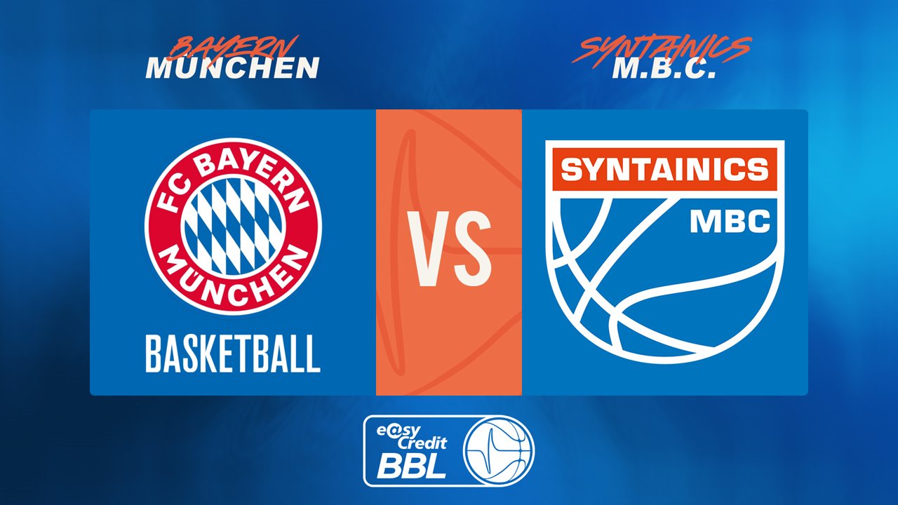 Bayern München Basketball vs Mitteldeutscher BC poster