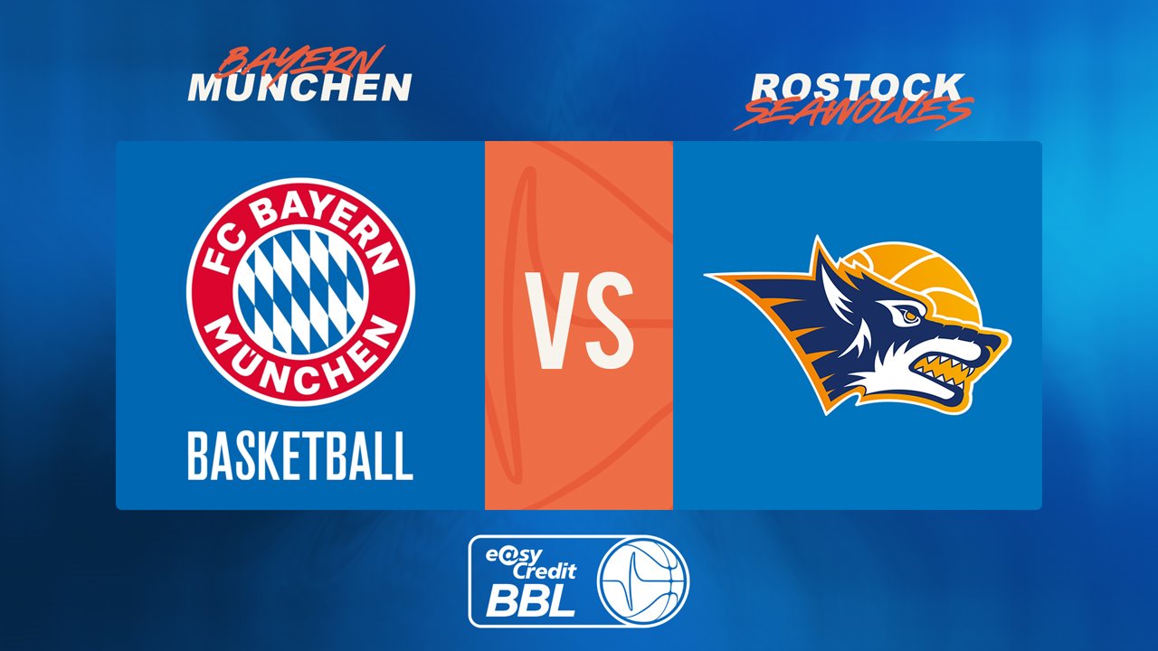 Bayern München Basketball vs Rostock Seawolves poster