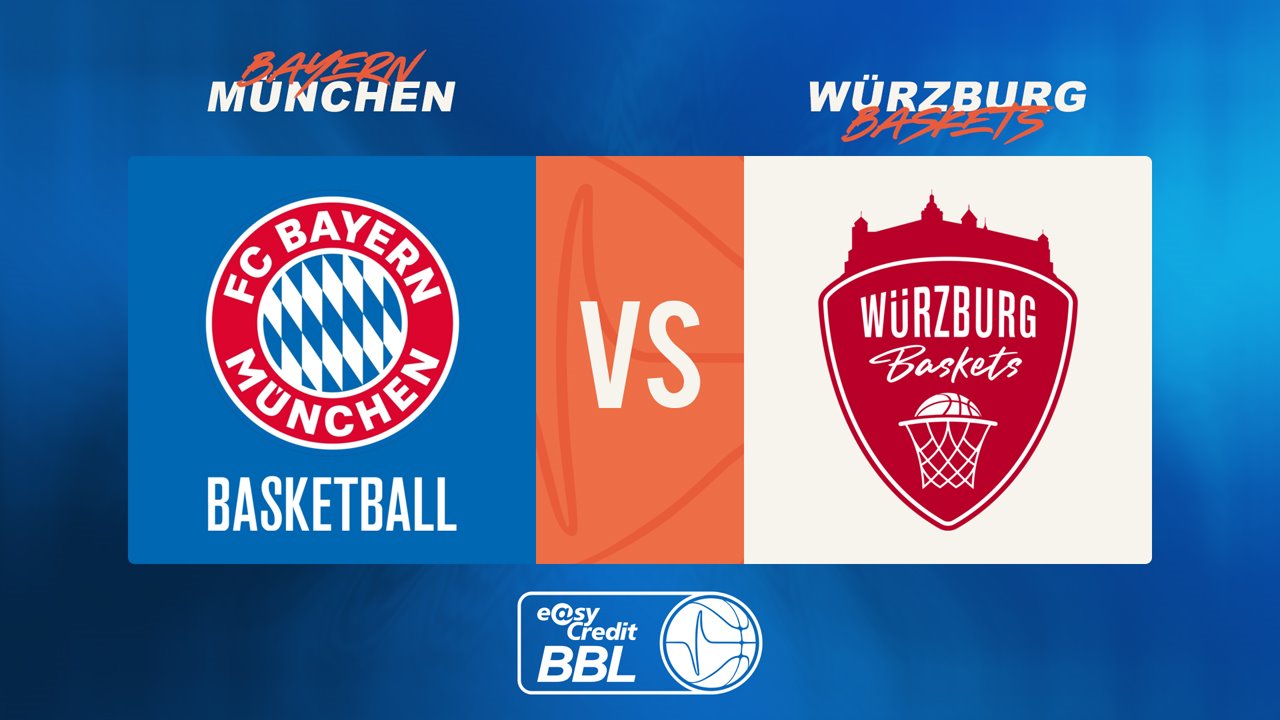 Bayern München Basketball vs s.Oliver Würzburg poster