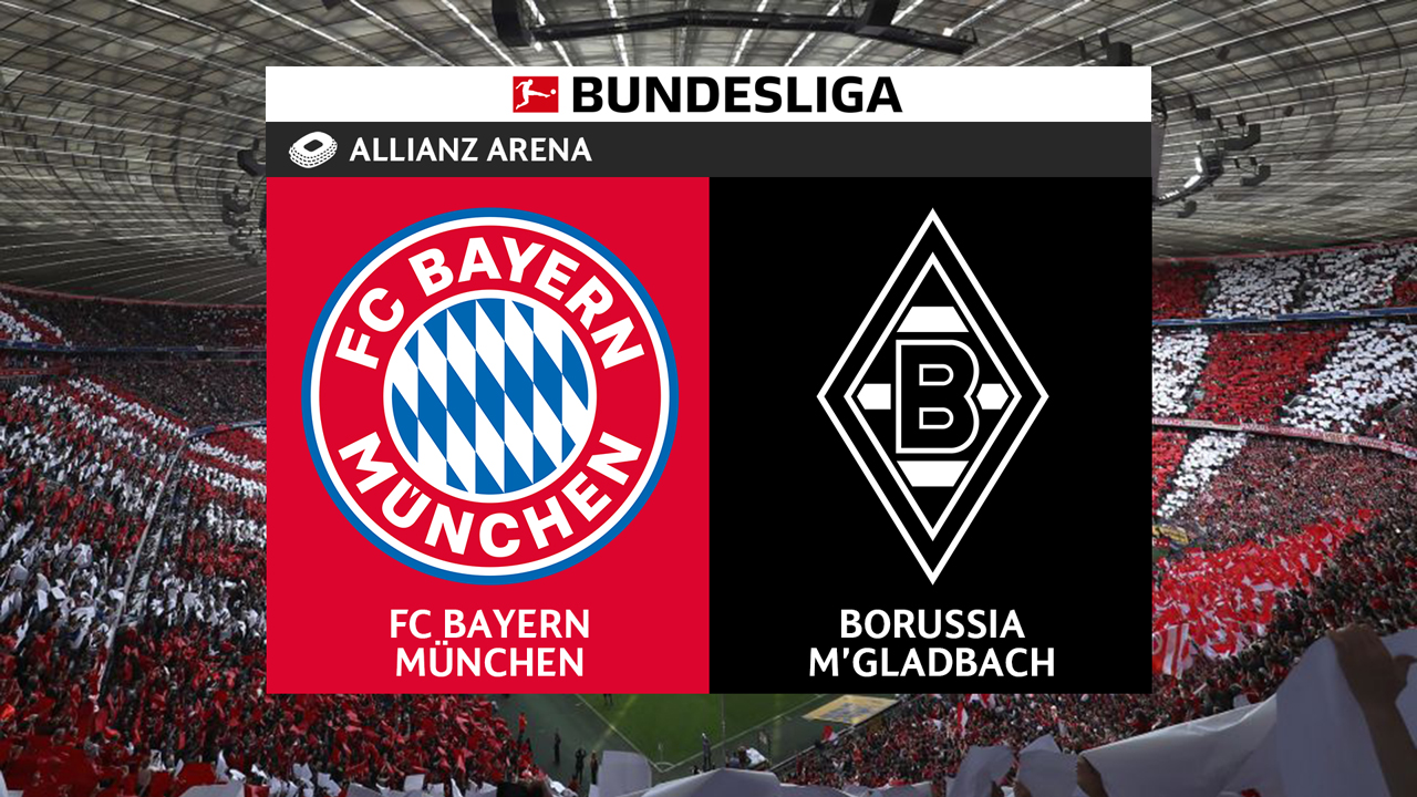 Bayern Munich vs Borussia Mönchengladbach poster