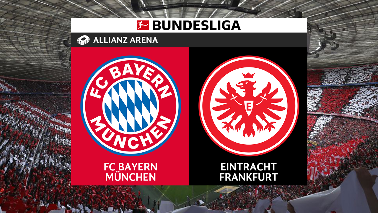 Bayern Munich vs Eintracht Frankfurt poster