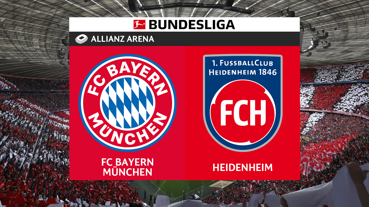 Bayern Munich vs FC Heidenheim poster