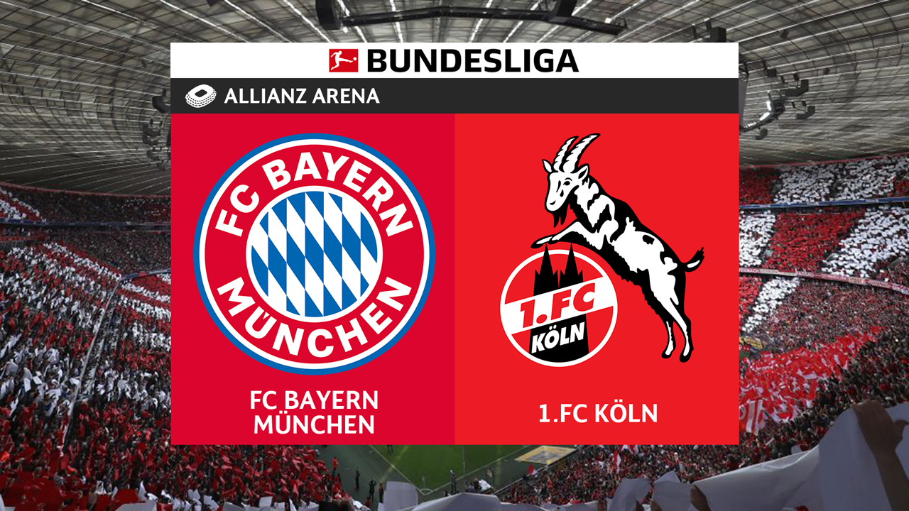 Bayern Munich vs FC Köln poster