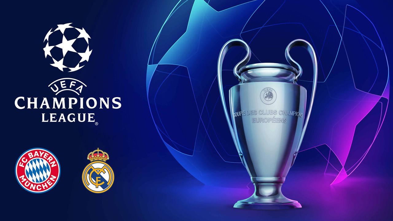 Bayern Munich vs Real Madrid poster