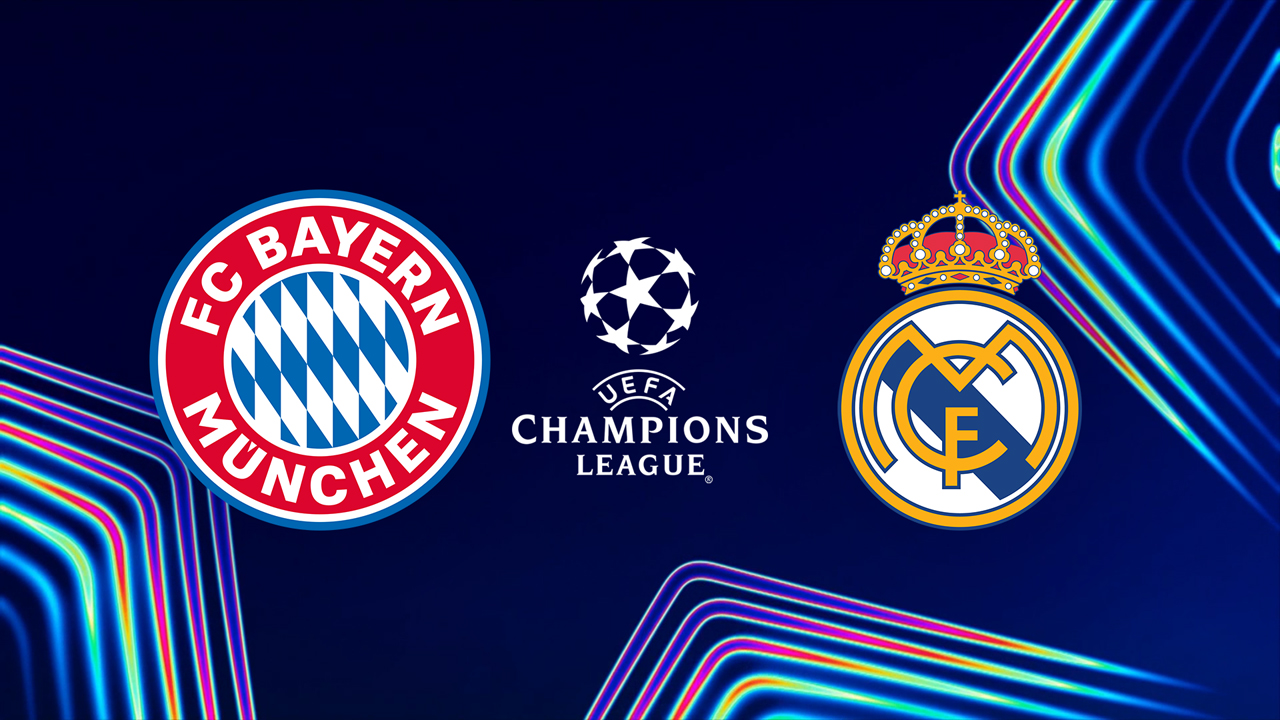 Bayern Munich vs Real Madrid poster