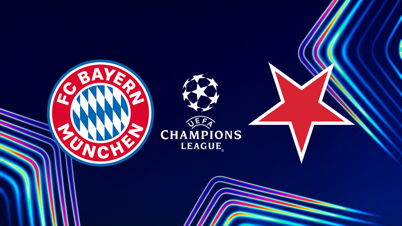 Bayern Munich vs Slavia Prague poster