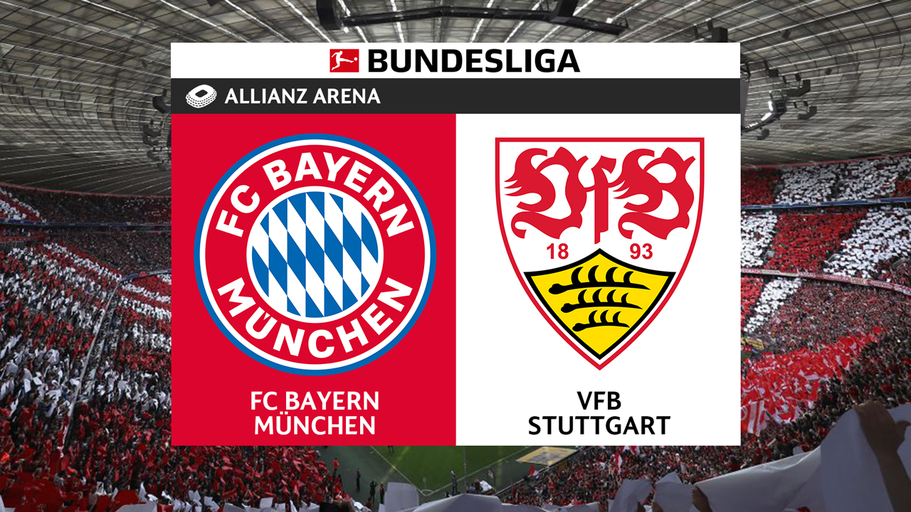 Bayern Munich vs Stuttgart poster