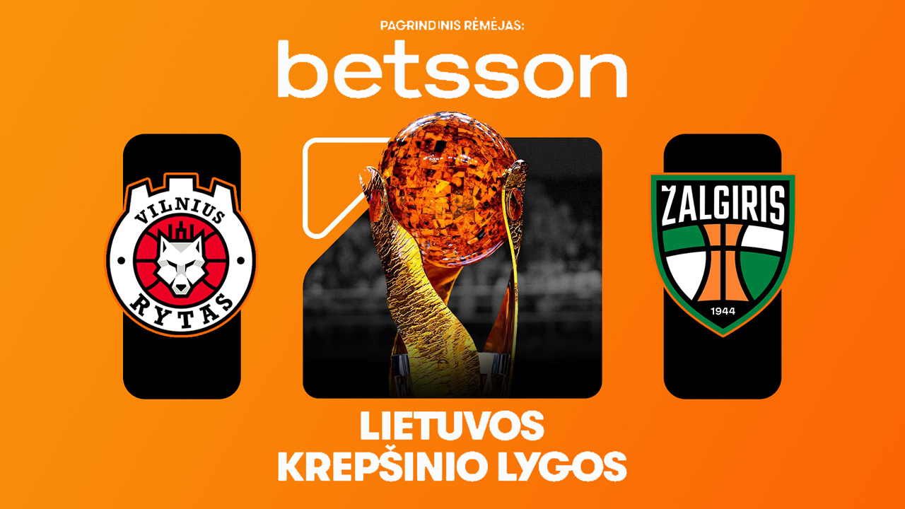 BC Lietuvos rytas vs BC Žalgiris poster
