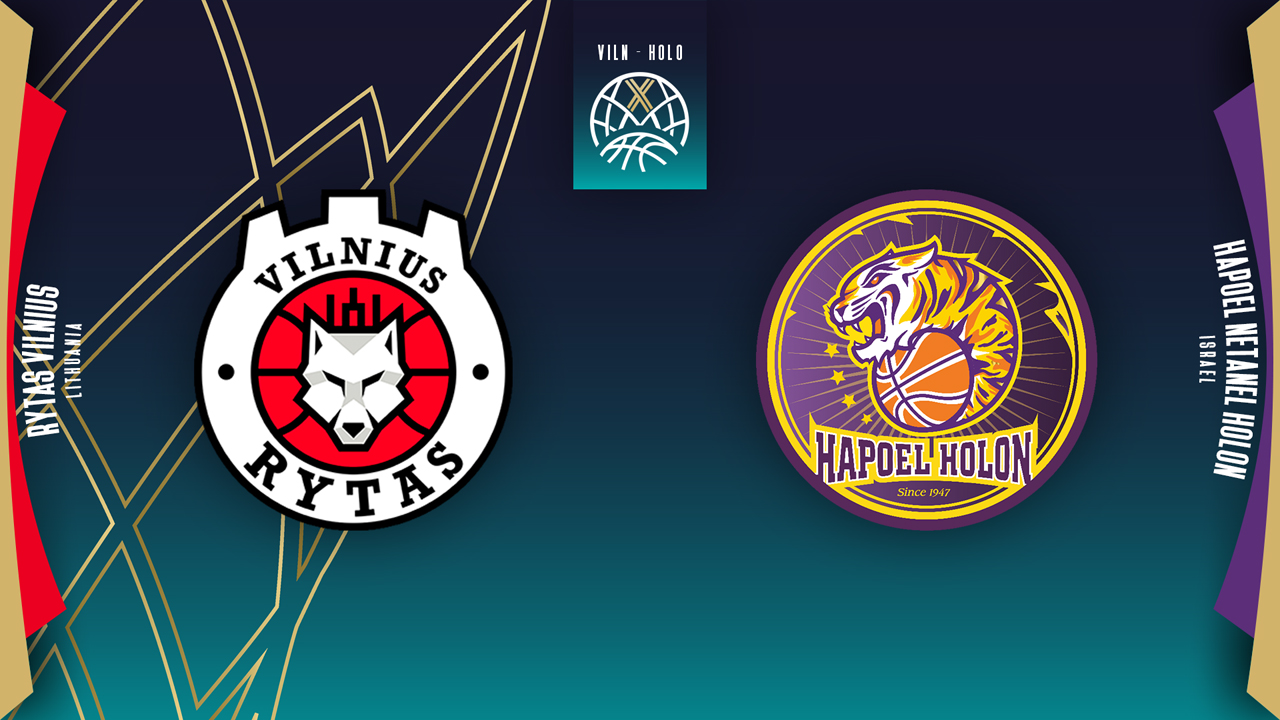 BC Lietuvos rytas vs Hapoel Holon poster