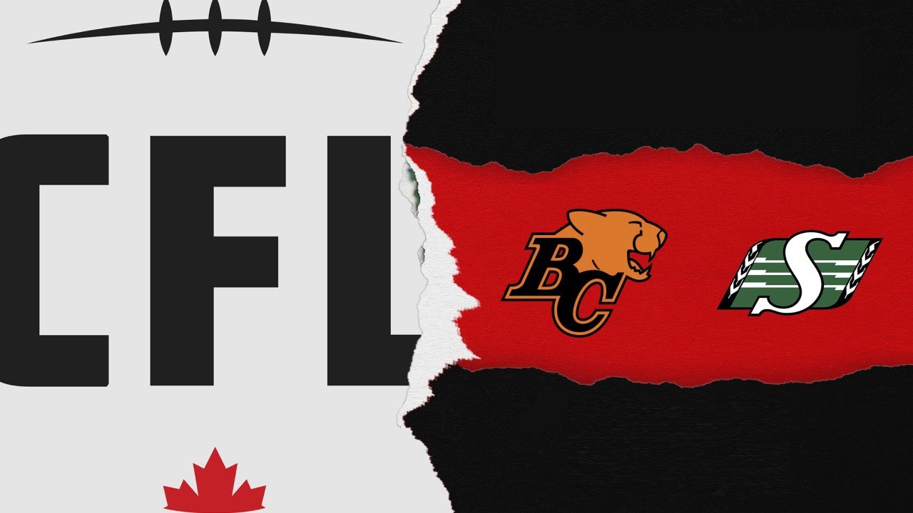 BC Lions vs Saskatchewan Roughriders poster
