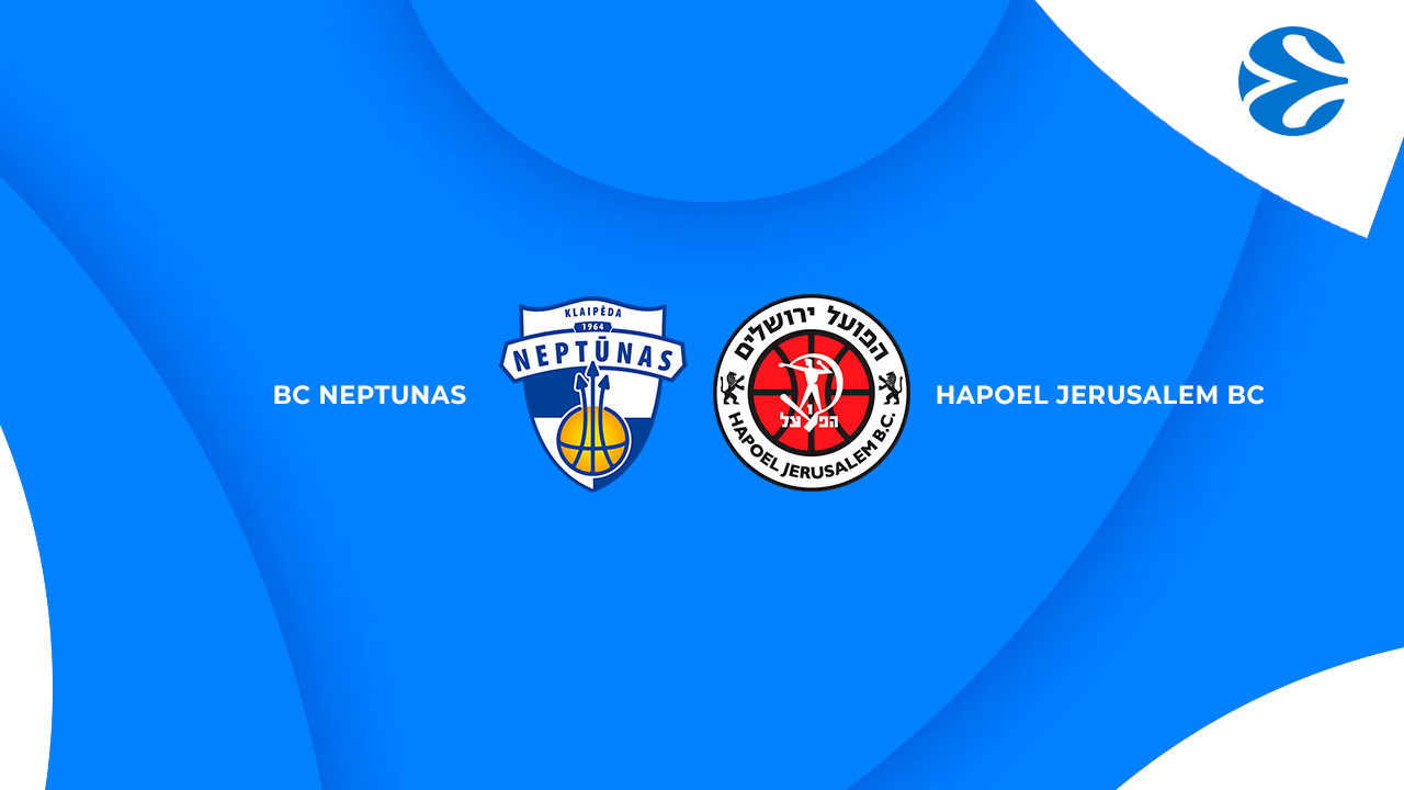 BC Neptūnas vs Hapoel Jerusalem BC poster