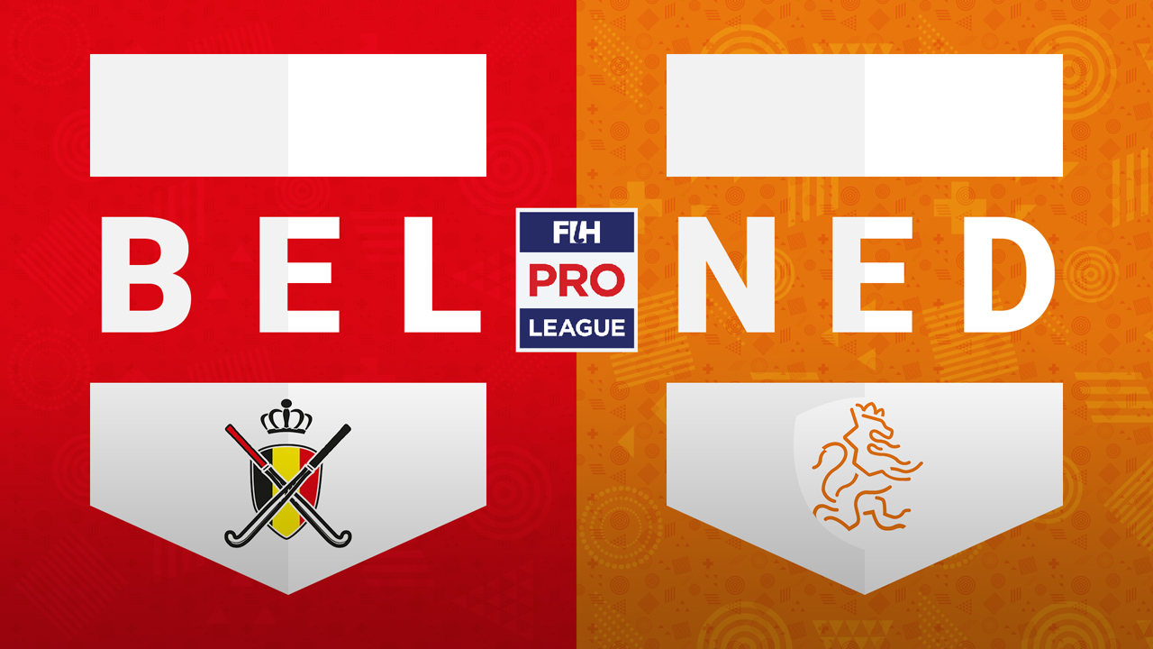 Belgium Hockey vs Netherlands Hockey poster