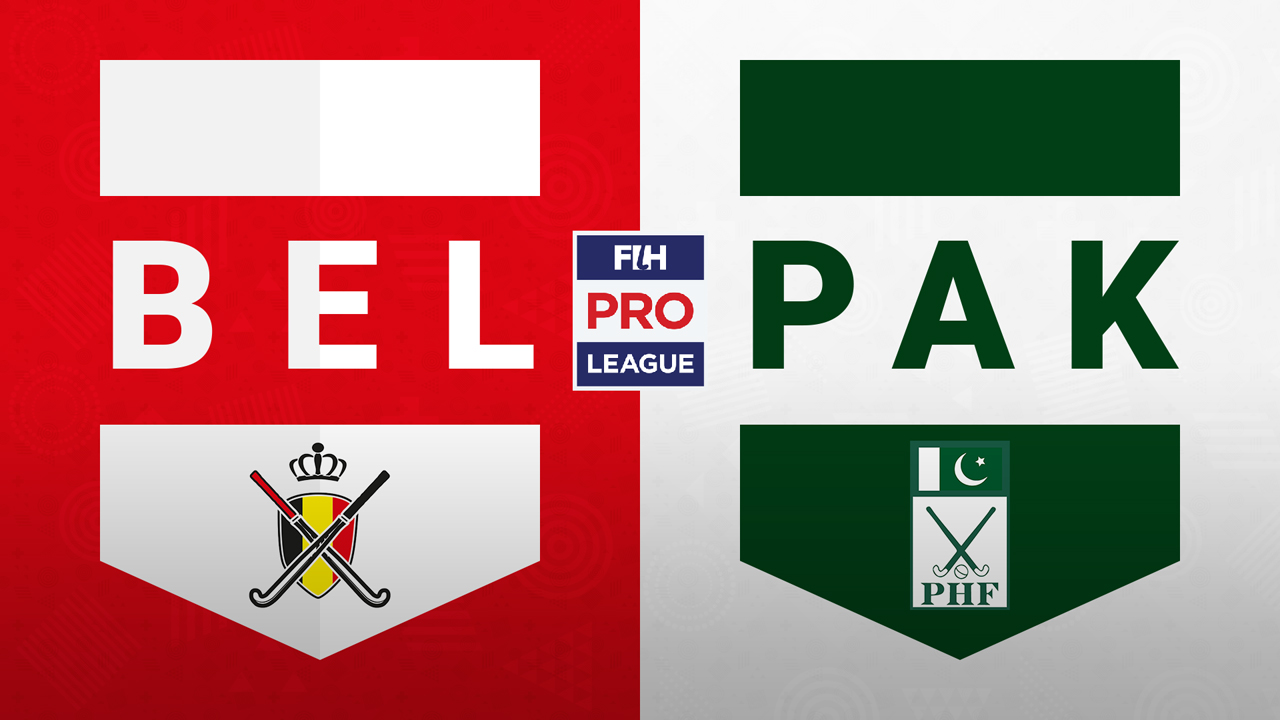 Belgium Hockey vs Pakistan Hockey poster