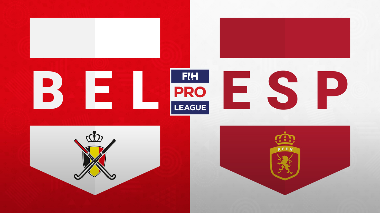 Belgium Hockey vs Spain Hockey poster