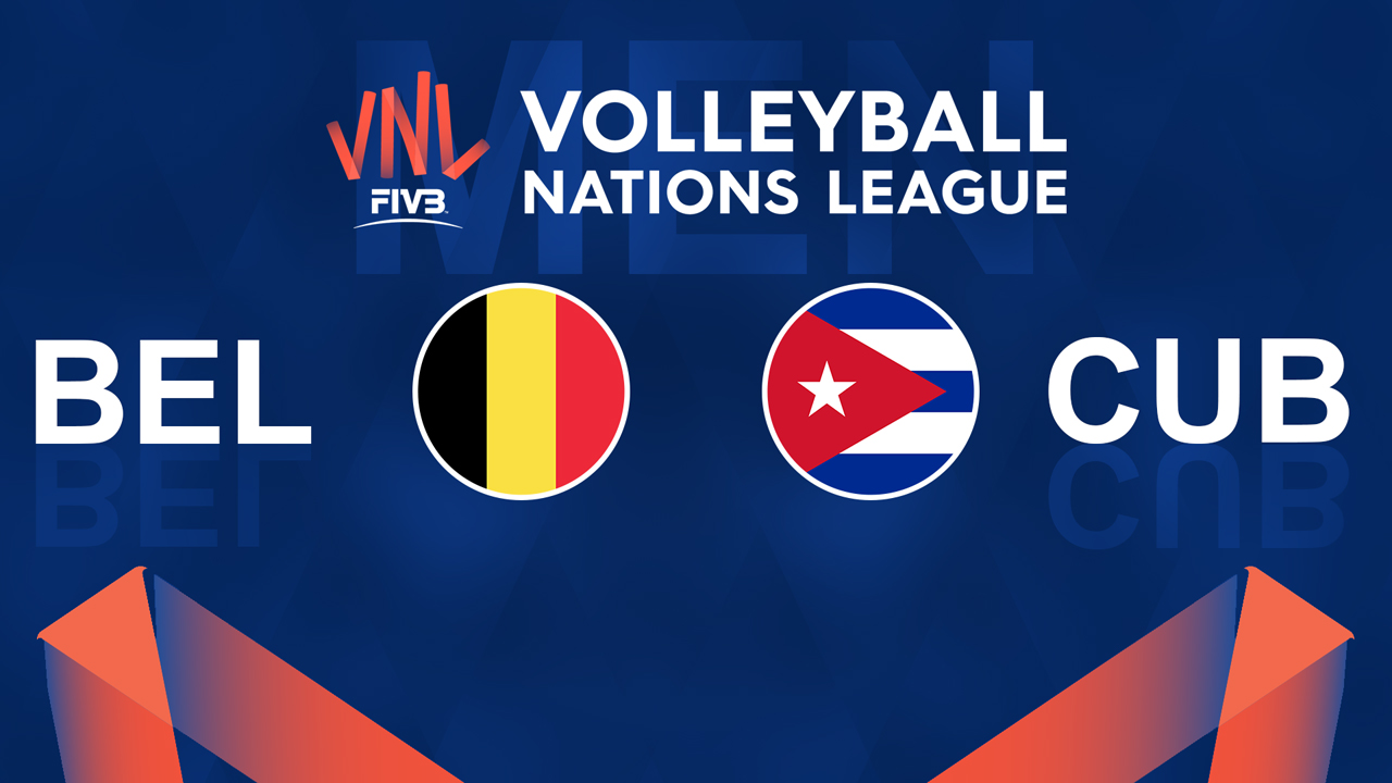 Belgium Volleyball vs Cuba Volleyball poster