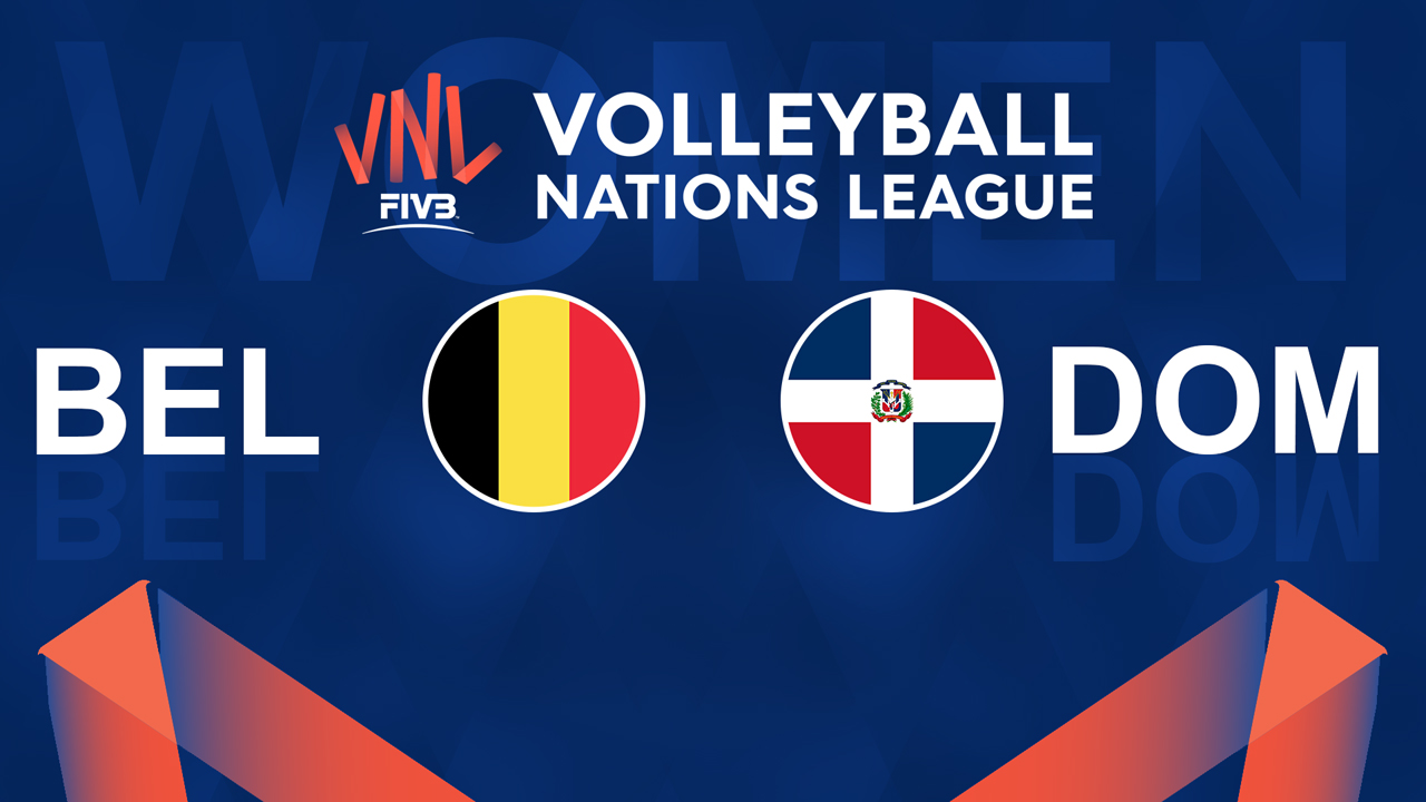 Belgium Volleyball Women vs Dominican Republic Volleyball Women poster