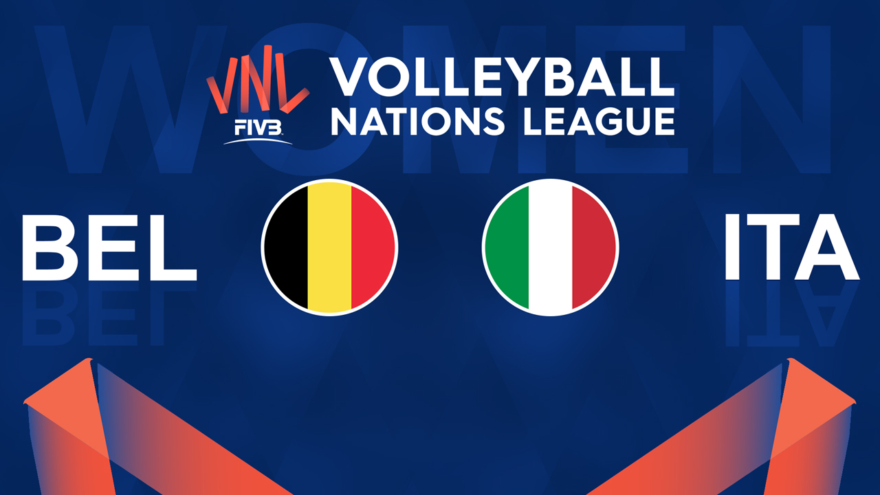 Belgium Volleyball Women vs Italy Volleyball Women poster