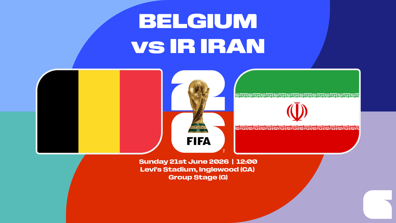 Belgium vs Iran poster