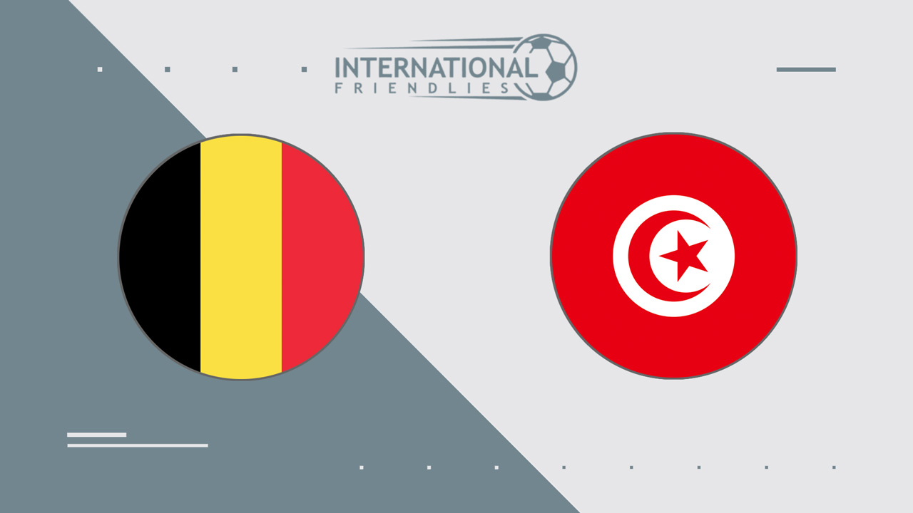 Belgium vs Tunisia poster