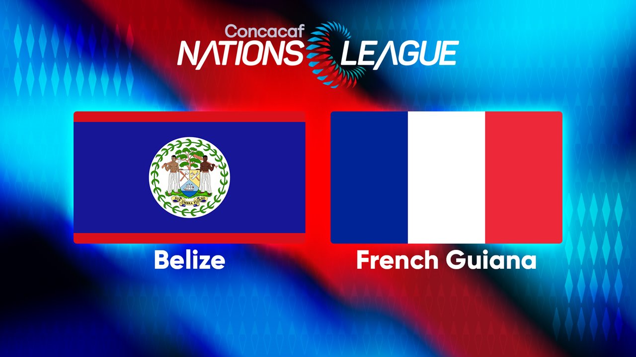 Belize vs French Guiana poster