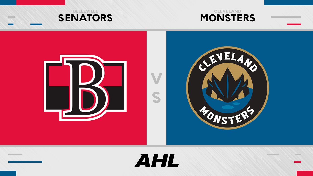 Belleville Senators vs Cleveland Monsters poster