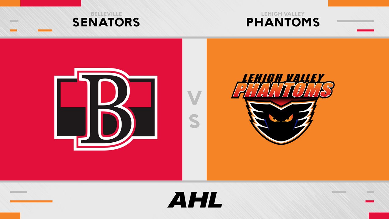 Belleville Senators vs Lehigh Valley Phantoms poster