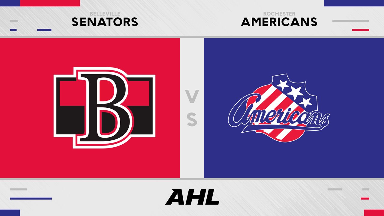 Belleville Senators vs Rochester Americans poster