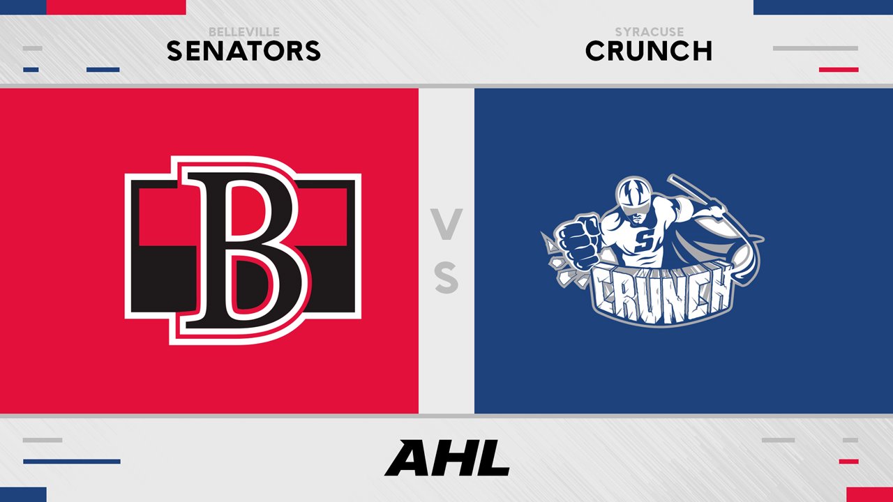 Belleville Senators vs Syracuse Crunch poster