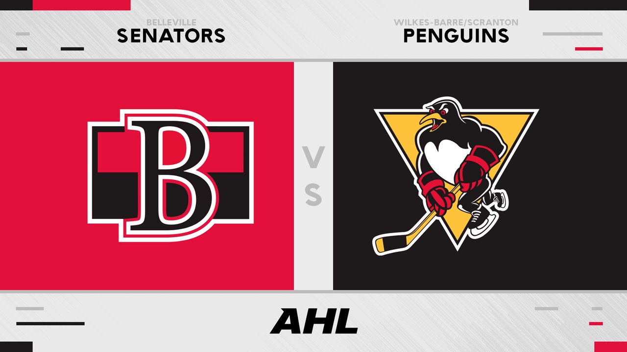Belleville Senators vs Wilkes-Barre Scranton Penguins poster