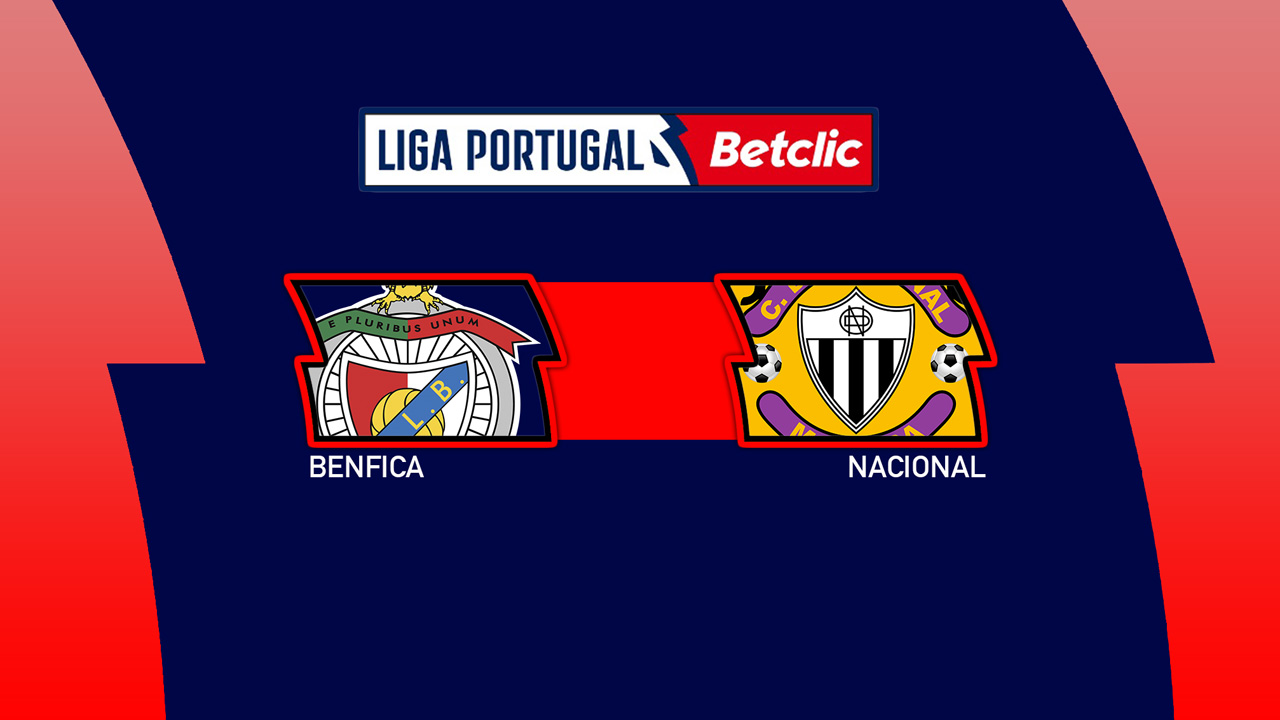 Benfica vs Nacional de Madeira poster
