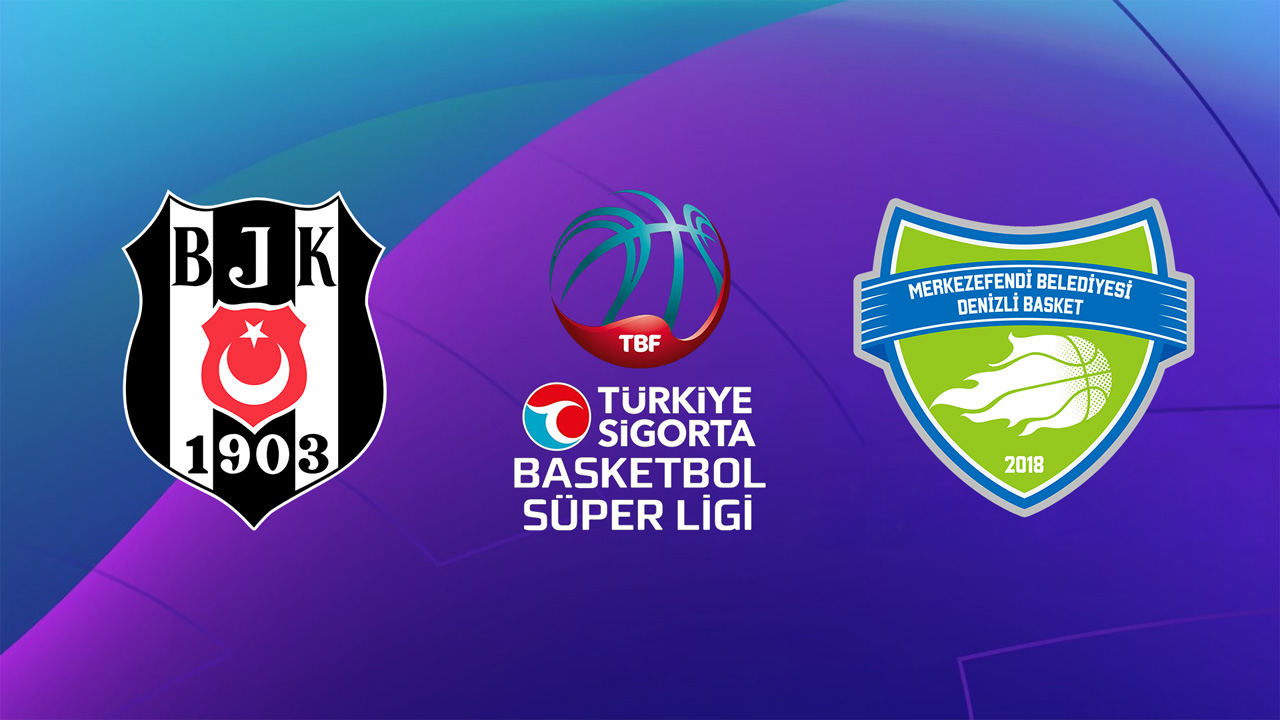 Besiktas Basketbol vs Merkezefendi Belediyesi Denizli Basket poster