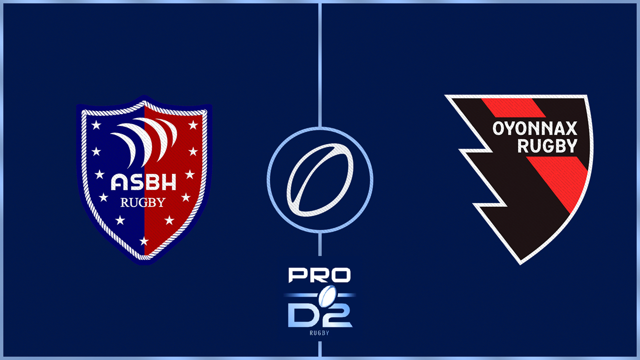 Béziers vs Oyonnax Rugby poster