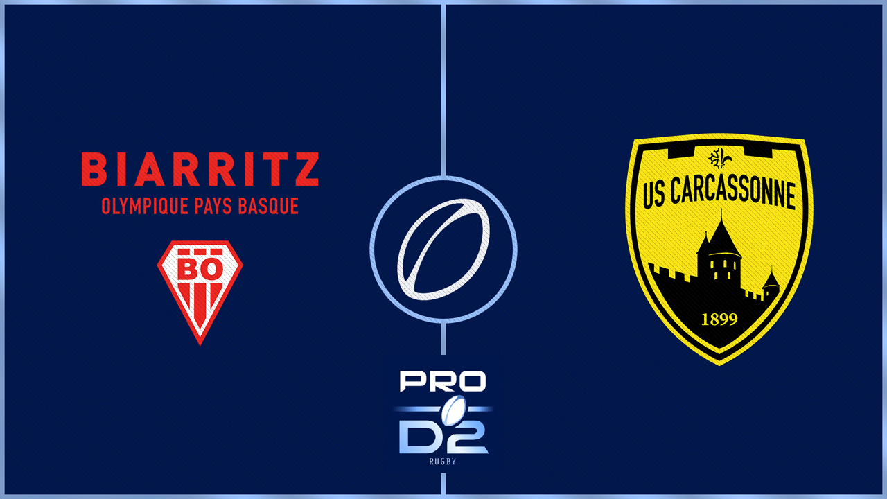 Biarritz Olympique vs Carcassonne poster