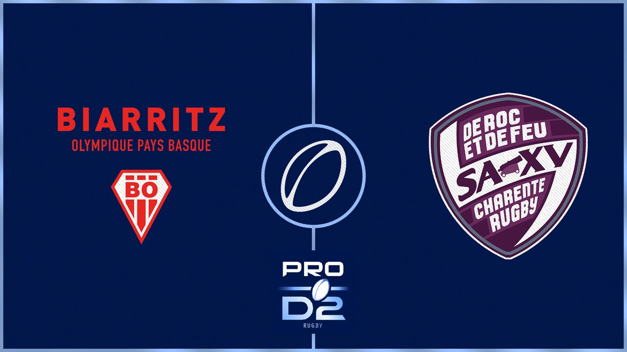 Biarritz Olympique vs Soyaux Angoulême XV Charente poster