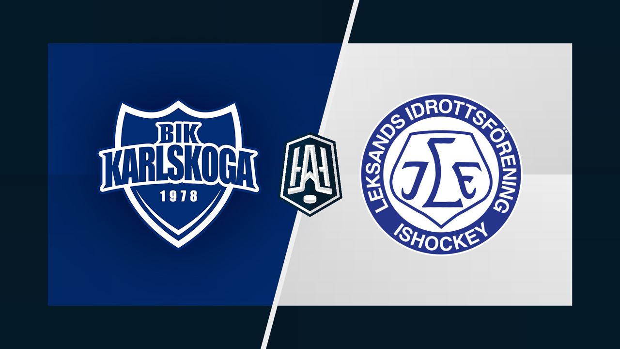 BIK Karlskoga vs Leksands IF poster