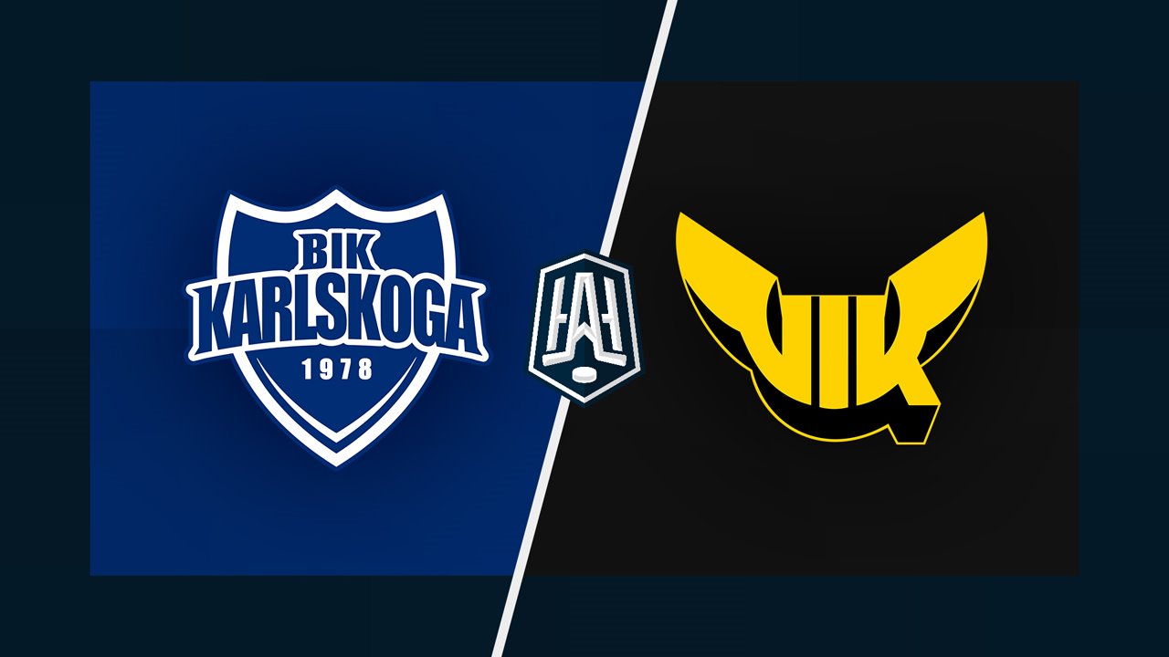 BIK Karlskoga vs VIK Västerås HK poster