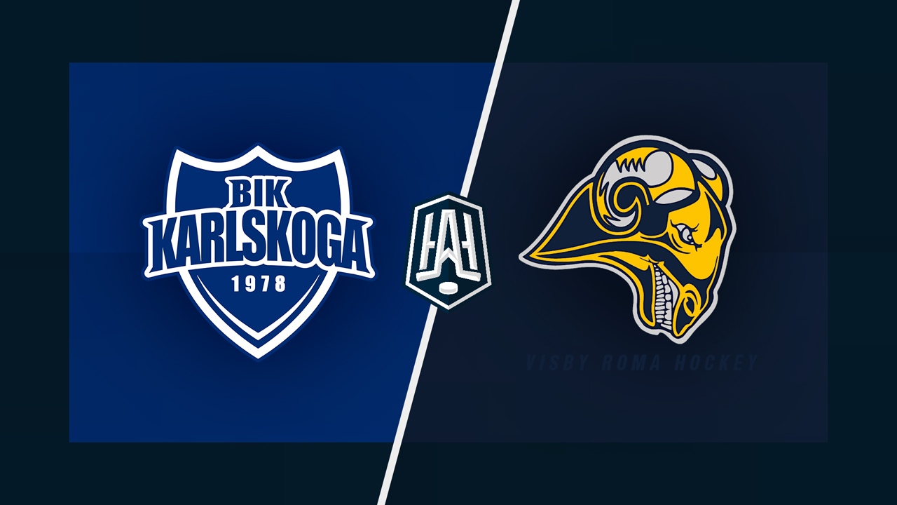 BIK Karlskoga vs Visby-Roma HK poster
