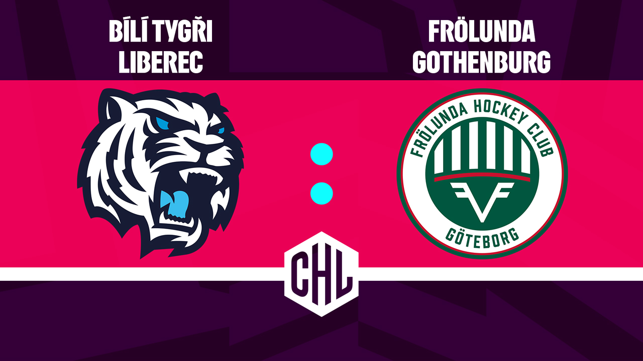 Bílí Tygři Liberec vs Frölunda HC poster
