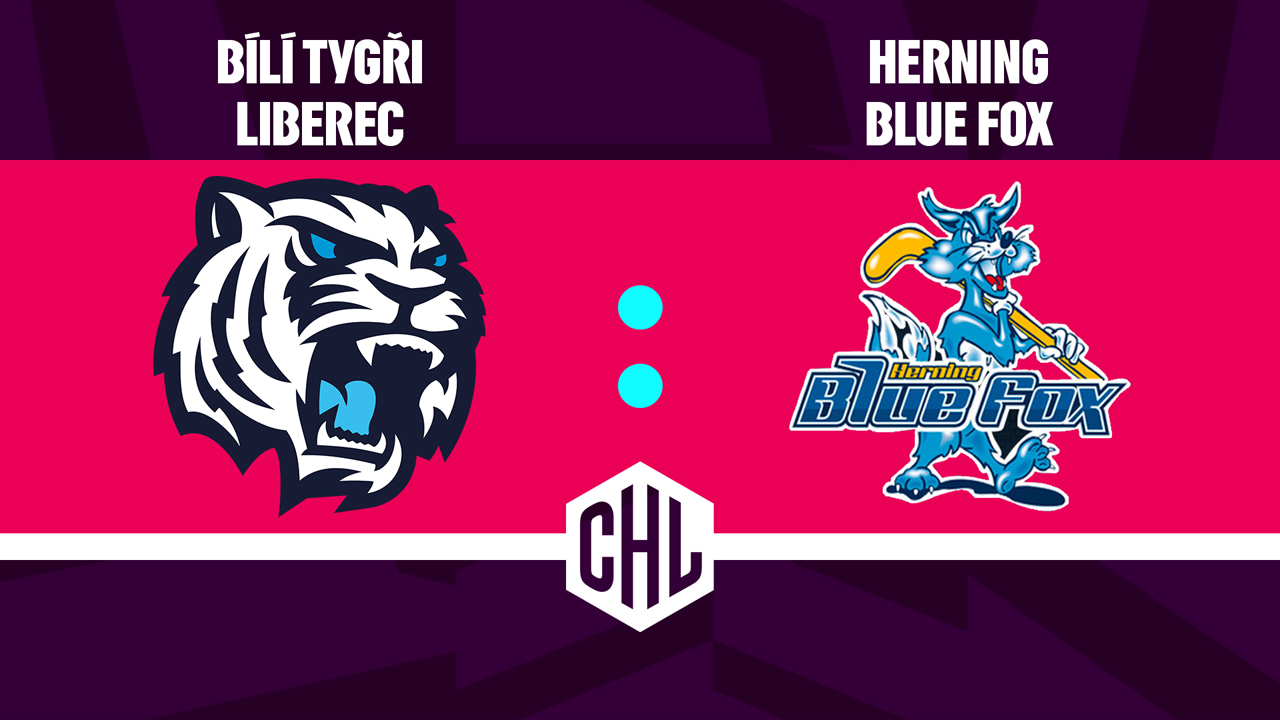 Bílí Tygři Liberec vs Herning Blue Fox poster