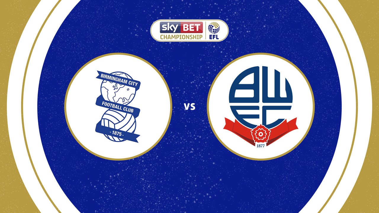 Birmingham City vs Bolton Wanderers poster