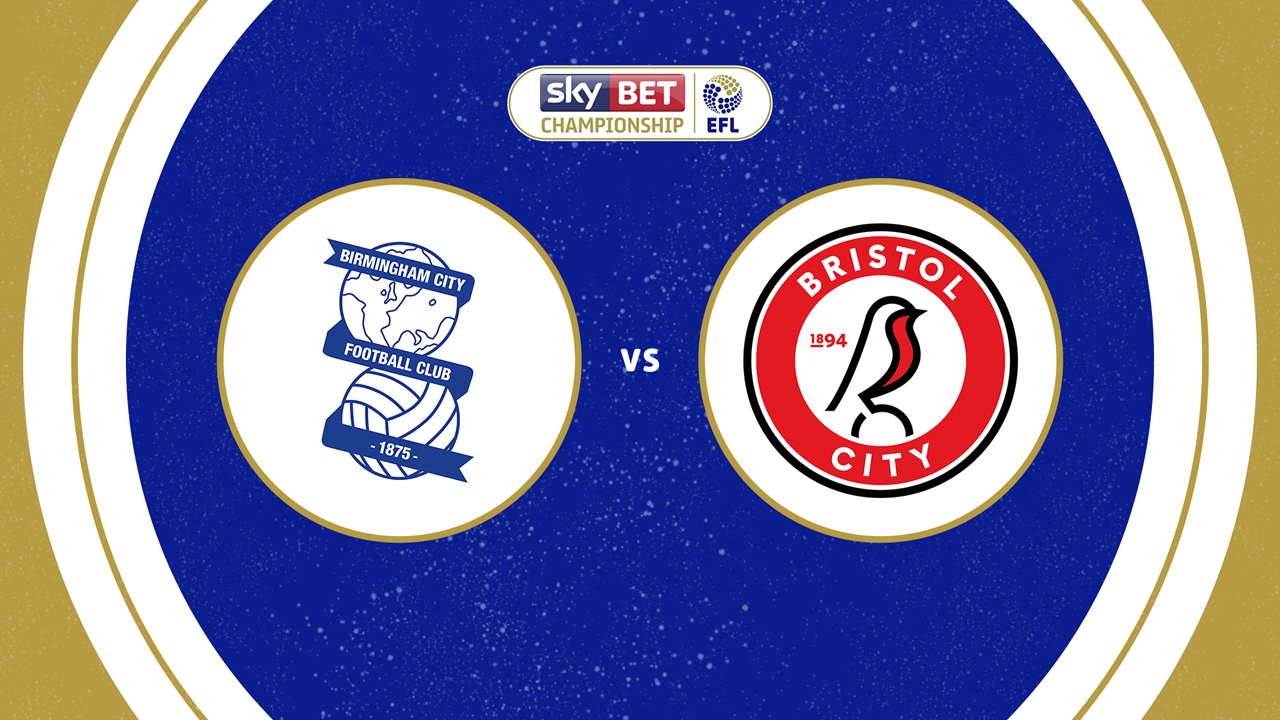 Birmingham City vs Bristol City poster