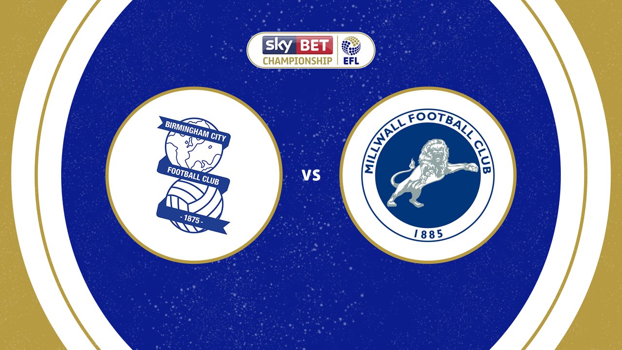Birmingham City vs Millwall poster