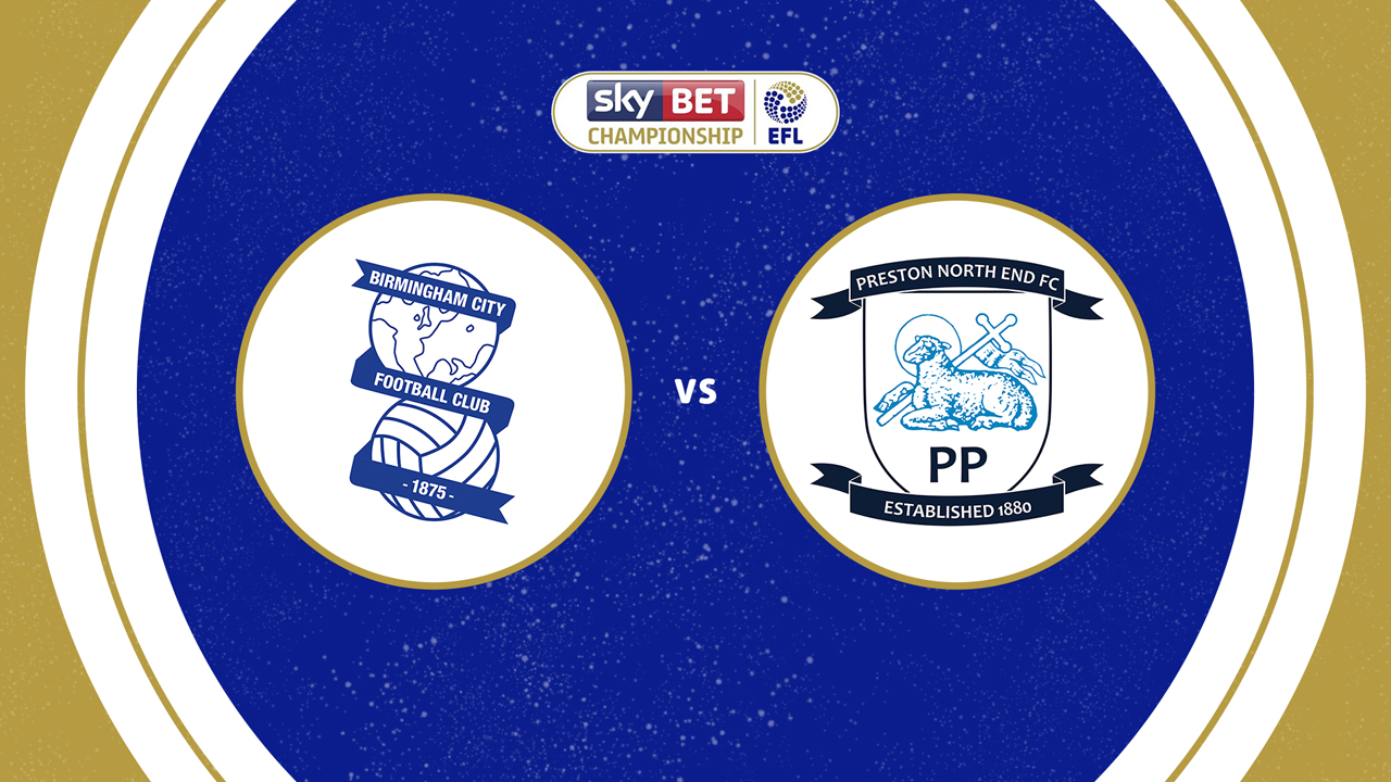 Birmingham City vs Preston North End poster